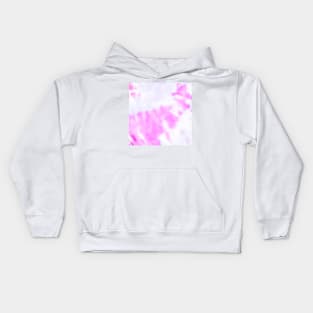 Tie Dye Candy Floss Pink Kids Hoodie